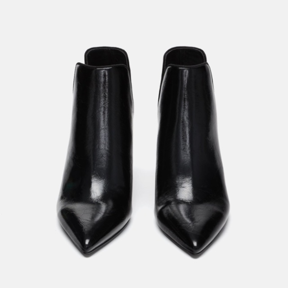 Zara black ankle boots with cut outs - Picture 2 of 4